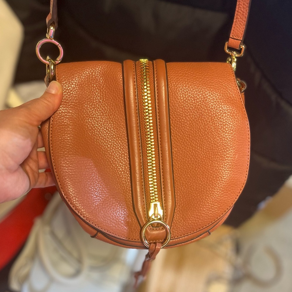 Rebecca Minkoff Cognac Leather Crossbody